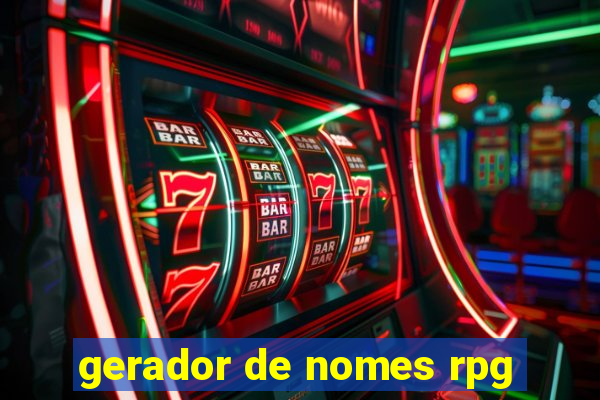 gerador de nomes rpg